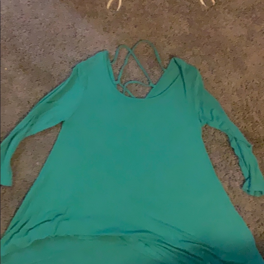 Green mid sleeve Sweet Teas by pink rose